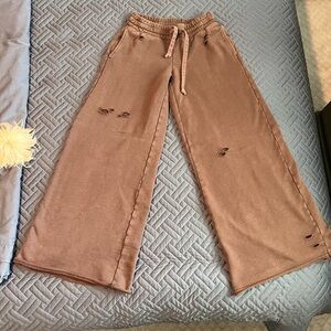 Aerie wide leg sweatpants